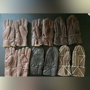 Children’s sheepskin gloves (6 pairs)
